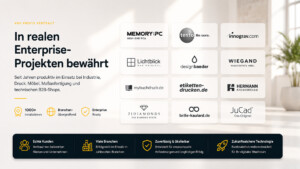 In realen Enterprise Projekten bewährt