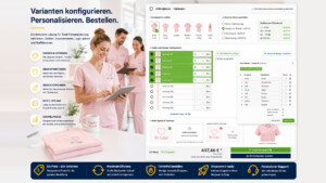 Varianten konfigurieren. Personalisieren. Bestellen.